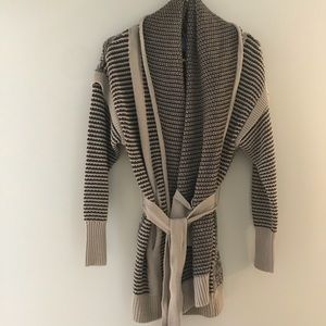 Vera wang wrap sweater